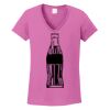 Ladies Heavy Cotton™ 100% Cotton V-Neck T-Shirt Thumbnail