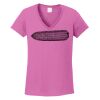 Ladies Heavy Cotton™ 100% Cotton V-Neck T-Shirt Thumbnail