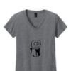Ladies Heavy Cotton™ 100% Cotton V-Neck T-Shirt Thumbnail