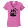 Ladies Heavy Cotton™ 100% Cotton V-Neck T-Shirt Thumbnail