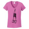 Ladies Heavy Cotton™ 100% Cotton V-Neck T-Shirt Thumbnail