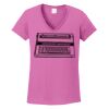 Ladies Heavy Cotton™ 100% Cotton V-Neck T-Shirt Thumbnail