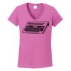 Ladies Heavy Cotton™ 100% Cotton V-Neck T-Shirt Thumbnail