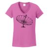 Ladies Heavy Cotton™ 100% Cotton V-Neck T-Shirt Thumbnail