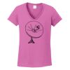 Ladies Heavy Cotton™ 100% Cotton V-Neck T-Shirt Thumbnail