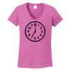 Ladies Heavy Cotton™ 100% Cotton V-Neck T-Shirt Thumbnail
