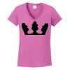 Ladies Heavy Cotton™ 100% Cotton V-Neck T-Shirt Thumbnail