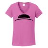 Ladies Heavy Cotton™ 100% Cotton V-Neck T-Shirt Thumbnail