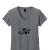 Ladies Heavy Cotton™ 100% Cotton V-Neck T-Shirt Thumbnail