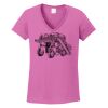 Ladies Heavy Cotton™ 100% Cotton V-Neck T-Shirt Thumbnail