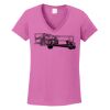 Ladies Heavy Cotton™ 100% Cotton V-Neck T-Shirt Thumbnail