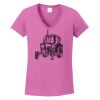 Ladies Heavy Cotton™ 100% Cotton V-Neck T-Shirt Thumbnail