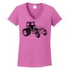 Ladies Heavy Cotton™ 100% Cotton V-Neck T-Shirt Thumbnail