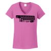 Ladies Heavy Cotton™ 100% Cotton V-Neck T-Shirt Thumbnail