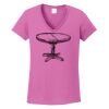 Ladies Heavy Cotton™ 100% Cotton V-Neck T-Shirt Thumbnail