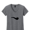Ladies Heavy Cotton™ 100% Cotton V-Neck T-Shirt Thumbnail