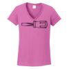 Ladies Heavy Cotton™ 100% Cotton V-Neck T-Shirt Thumbnail