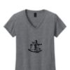 Ladies Heavy Cotton™ 100% Cotton V-Neck T-Shirt Thumbnail