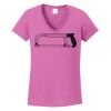 Ladies Heavy Cotton™ 100% Cotton V-Neck T-Shirt Thumbnail