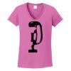 Ladies Heavy Cotton™ 100% Cotton V-Neck T-Shirt Thumbnail