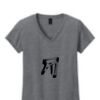 Ladies Heavy Cotton™ 100% Cotton V-Neck T-Shirt Thumbnail