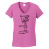 Ladies Heavy Cotton™ 100% Cotton V-Neck T-Shirt Thumbnail