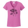 Ladies Heavy Cotton™ 100% Cotton V-Neck T-Shirt Thumbnail