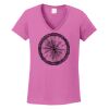Ladies Heavy Cotton™ 100% Cotton V-Neck T-Shirt Thumbnail