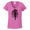 Ladies Heavy Cotton™ 100% Cotton V-Neck T-Shirt Thumbnail