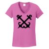 Ladies Heavy Cotton™ 100% Cotton V-Neck T-Shirt Thumbnail