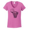 Ladies Heavy Cotton™ 100% Cotton V-Neck T-Shirt Thumbnail