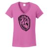 Ladies Heavy Cotton™ 100% Cotton V-Neck T-Shirt Thumbnail