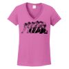 Ladies Heavy Cotton™ 100% Cotton V-Neck T-Shirt Thumbnail
