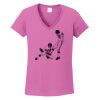 Ladies Heavy Cotton™ 100% Cotton V-Neck T-Shirt Thumbnail