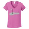 Ladies Heavy Cotton™ 100% Cotton V-Neck T-Shirt Thumbnail