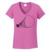 Ladies Heavy Cotton™ 100% Cotton V-Neck T-Shirt Thumbnail