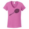 Ladies Heavy Cotton™ 100% Cotton V-Neck T-Shirt Thumbnail