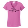 Ladies Heavy Cotton™ 100% Cotton V-Neck T-Shirt Thumbnail