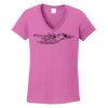 Ladies Heavy Cotton™ 100% Cotton V-Neck T-Shirt Thumbnail