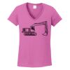 Ladies Heavy Cotton™ 100% Cotton V-Neck T-Shirt Thumbnail
