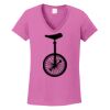 Ladies Heavy Cotton™ 100% Cotton V-Neck T-Shirt Thumbnail