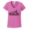 Ladies Heavy Cotton™ 100% Cotton V-Neck T-Shirt Thumbnail