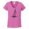 Ladies Heavy Cotton™ 100% Cotton V-Neck T-Shirt Thumbnail