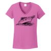 Ladies Heavy Cotton™ 100% Cotton V-Neck T-Shirt Thumbnail