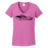 Ladies Heavy Cotton™ 100% Cotton V-Neck T-Shirt Thumbnail