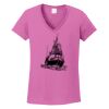 Ladies Heavy Cotton™ 100% Cotton V-Neck T-Shirt Thumbnail