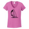 Ladies Heavy Cotton™ 100% Cotton V-Neck T-Shirt Thumbnail