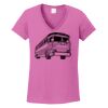 Ladies Heavy Cotton™ 100% Cotton V-Neck T-Shirt Thumbnail