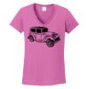 Ladies Heavy Cotton™ 100% Cotton V-Neck T-Shirt Thumbnail