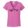 Ladies Heavy Cotton™ 100% Cotton V-Neck T-Shirt Thumbnail